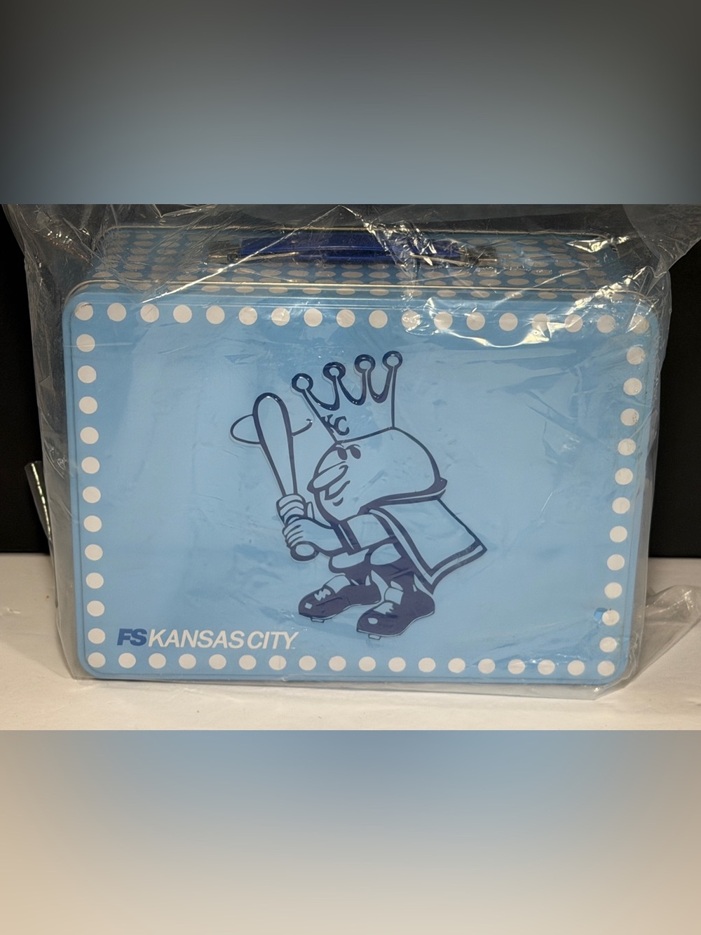 NEW Kansas City Royals Mr Royal Metal Lunch Box KC Retro Vintage SGA
